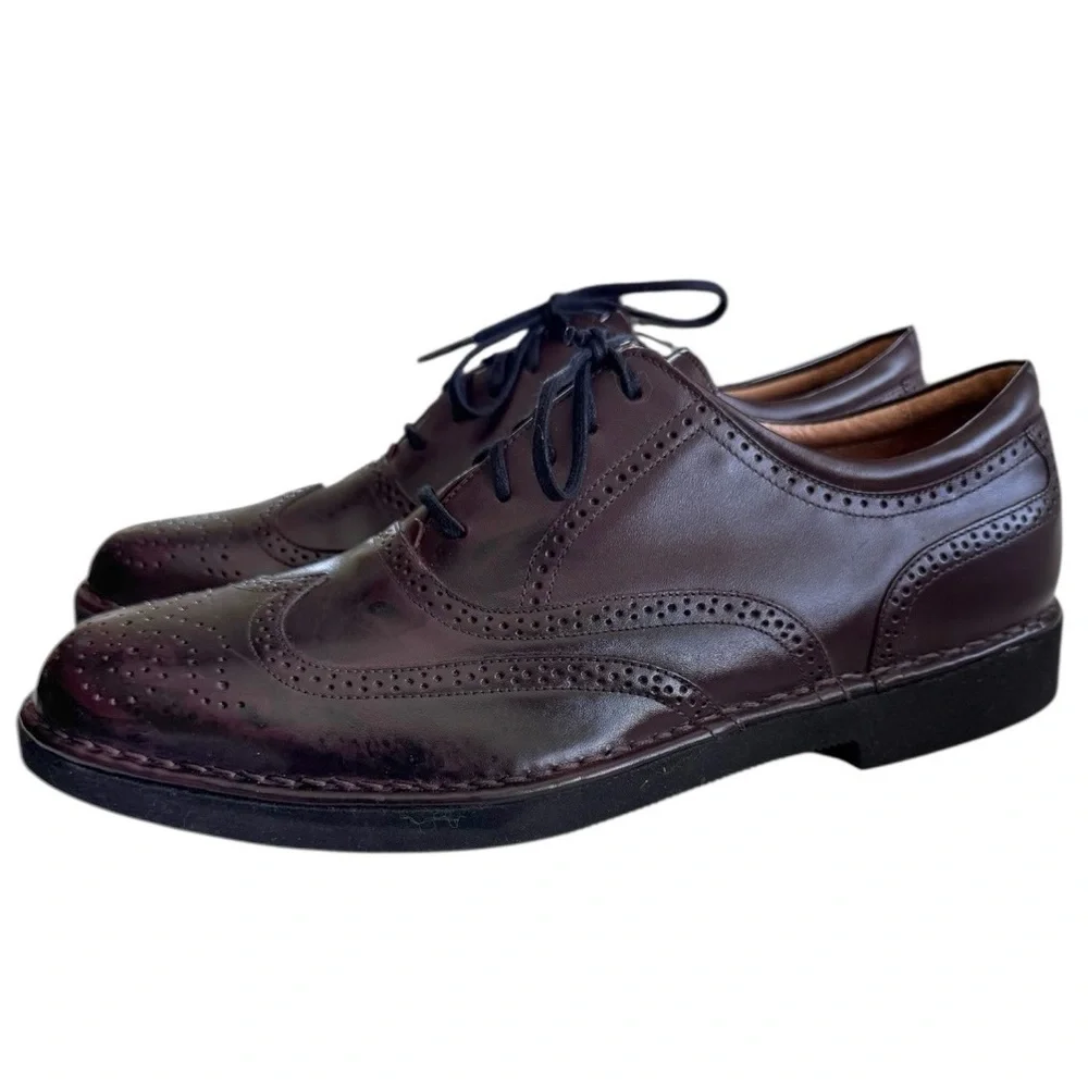 Rockport Genuine Leather Oxford Shoes Brown Size 10